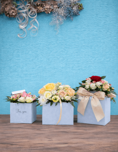 Flower Box con Fiori Freschi – Eleganza in Scatola 🌸🎁